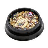 Max 3D Nail Art Glitters Beads Acrylic Tips Decoration Jewelry Manicure Wheels C#