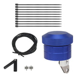 Maxbell Motorcycle Chain Oiler Universal Aluminum Motorbike Oil Cup Part Motor Oiler Blue