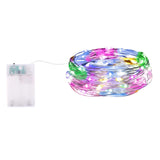 Maxbell String Light Battery Operated Christmas Light Waterproof for Bar Home Garden 1pcs Colorful