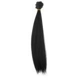 Maxbell BJD Doll DIY Hair Bulk Wigs For Doll Hairpiece Making Supplies Black