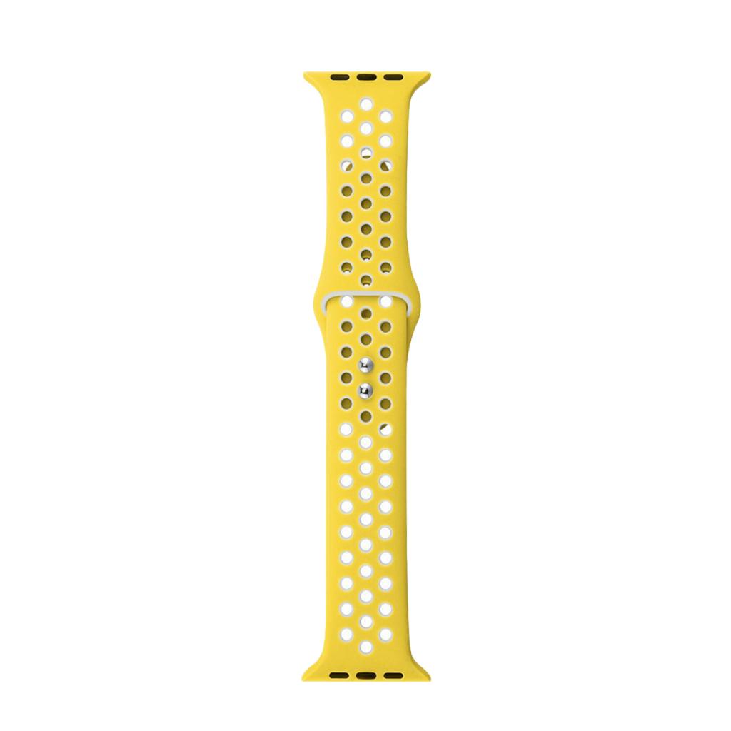 Maxbell Apple 1234 Universal Sports Double-button Silicone Gel Watchband 5