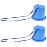 Maxbell 1 Pair Jumping Stilts Walk Stilt Jump Kids Outdoor Fun Sports Toy Blue #2
