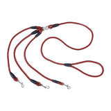 Maxbell Dog Leash Rope Sturdy Traction Rope for Running Large Medium Dog Walking Red Black
