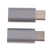 Maxbell 2Piece USB Type C Converter Adapter Charge Data Sync for iPhone Gary