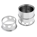 Maxbell Picnic Camping Stove Stainless Steel Backpacking Stove Potable Wood Burning