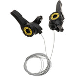 Max 1 Pair 3x5/6/7 Speed MTB Mountain Road Bike Thumb Shifter Top Mount Shifters with Inner Cable