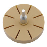 Max 87mm Pneumatic Rubber Eraser Wheel with Drill Adapter Double Sided Adhesive