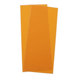 Max 2pcs Self Adhesive Sticker Waterproof Cloth Patches DIY Applique Orange