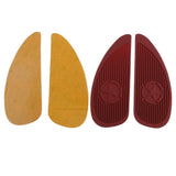 Max Brown Rubber Fuel Tanks Traction Pads for Honda Harley Motorcycle