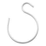 Maxbell S Hanging Hook Closet Hook Metal Aluminum Alloy Hook for Clothes Plants Home silver