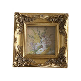 Maxbell Resin 4x4 Photo Frame Desktop and Wall Vintage Style for Home Bedroom Decor