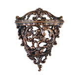 Maxbell Retro Wall Floating Shelf Resin Decorative for Hallway Living Room Home Bronze S