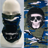 Maxbell Women Men Bandana Headwear Neck Gaiter Scarf Headwear Balaclava Skull