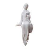 Maxbell Maxbell Fish Tank Buddha Sculpture Ceramic Landscaping Durable for Fairy Garden Use D