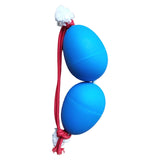 Maxbell Rhythmic Sand Balls Double Gourd Gifts for Training Teaching Activities Blue