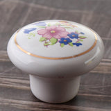 Max Porcelain Knob Furniture Kitchen Cabinet Round Drawer Pull Knobs  C-38mm