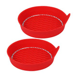 Maxbell Auto Cup Insert Coaster round Vehicle Cup Mats for Party Office RV Red
