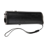 Maxbell Ultrasonic LED Dog Repeller Trainer Dog Anti Bark Flashlight Type 2 Black