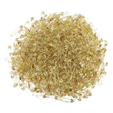 Max Maxb Glossy Metal Needle Safety Pins Nickle Plated 1000PCS 22mm Gold