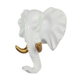 Maxbell Wall Hanger Hook Decorative Animal Head Coat Jacket Hat Key Hook Elephant