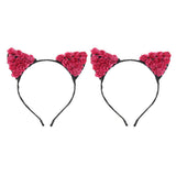 Max Paper Flower Cat Ears Party Women Girls Kids Headband Fancy Dress Rose