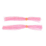 Maxbell 2pcs Bow String Silencer Whiskers Reduce String Noise Vibration Pink