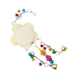 Maxbell Hens Chicken Mirror Toy with Bell Holder Chicken Xylophone Toy for Roosters 139g