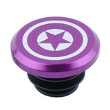 Maxbell 1 Piece Alloy Bicycle Bike Handlebar End Plugs Bar End Cap Purple B