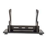 Maxbell Samurai Accessories Stand Wood Holder Rack Black Placing and Storing Durable 2 Layers