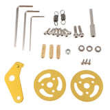 Max Metal Crawler Bearing Wheel with Damping Spring for Tank Car Chassis  gold