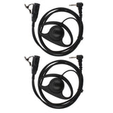 Max D Shape Earpiece Headset PTT for Motorola COBRA Two Way Radio Walkie Talkie