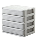 Maxbell Cosmetic Organizer Makeup Drawer Holder Jewellery Box Storage 4 Tier Gray