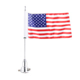 Maxbell Motorcycle Antenna Flag Mount Bolts Kit United States of America for Harley