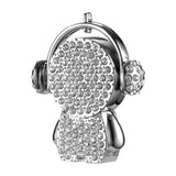 Max Maxb Creative Metal Crystal Music Man Model USB Flash Drive Memory Stick  128GB