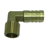 Max Brass Barb Hose Fitting 90 Degree Hose Barbed Connector  14mm Barbed
