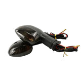 Maxbell 2 Pieces Motorcycle Front Rear Turn Signal Lights for Yamaha XJ6 Tdm900