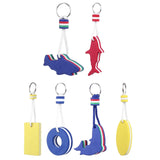 Maxbell 6x Floating Keychains Floatable Key Chain for Water Sports Swimming Sailing