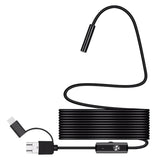 Maxbell Portable 8mm Endoscope Camera Waterproof Endosocope for Smartphones PC 1m