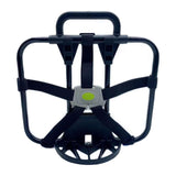 Maxbell Folding Bike Carrier Bracket Cargo Pannier Keeper Front Bag Holder Rack Gray Green 30x25cm