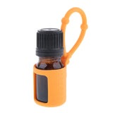 Max 5ml Empty Refillable Essential Oil Bottles Case with Silicone Sleeve Orange