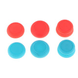 Maxbell Thumb Stick Grip Cap Analog Stick Cover for Nintendo Switch NS red blue