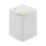 Maxbell Maxbell Desktop Waste Garbage Bin Durable Portable Waste Basket for Kitchen Bedroom White