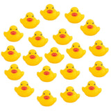 Maxbell 20pcs Yellow Cute Rubber Squeaky Duck Baby Kids Bath Toy