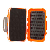 Maxbell Portable Fishing Tackle Box Organizer Storage Equipment Fishing Lure Tool Orange 12.5x10x5cm