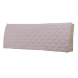 Max Strethable Quitled Bed Headboard Slipcover Bed Head Cover Cream_59inch