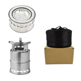 Maxbell Stainless Steel Backpacking stoves Sturdy Foldable for barbecue