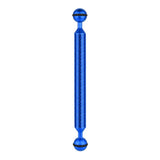Max Double Ball Head 20.8mm 9"Buoyancy Arm for Underwater Diving Photograp Blue
