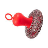 Maxbell Durable Cast Iron Scrubber Cleaner Stainless Metal Mesh Scrubber for Pots