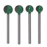 Max 6mm Shank Woodworking Ball Cutter Router Bits Root Carving Blades Extension