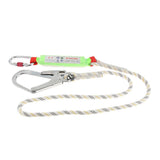 Maxbell 15KN Safety Lanyard Climbing Fall Protection Harness Belt Carabiner Rope B